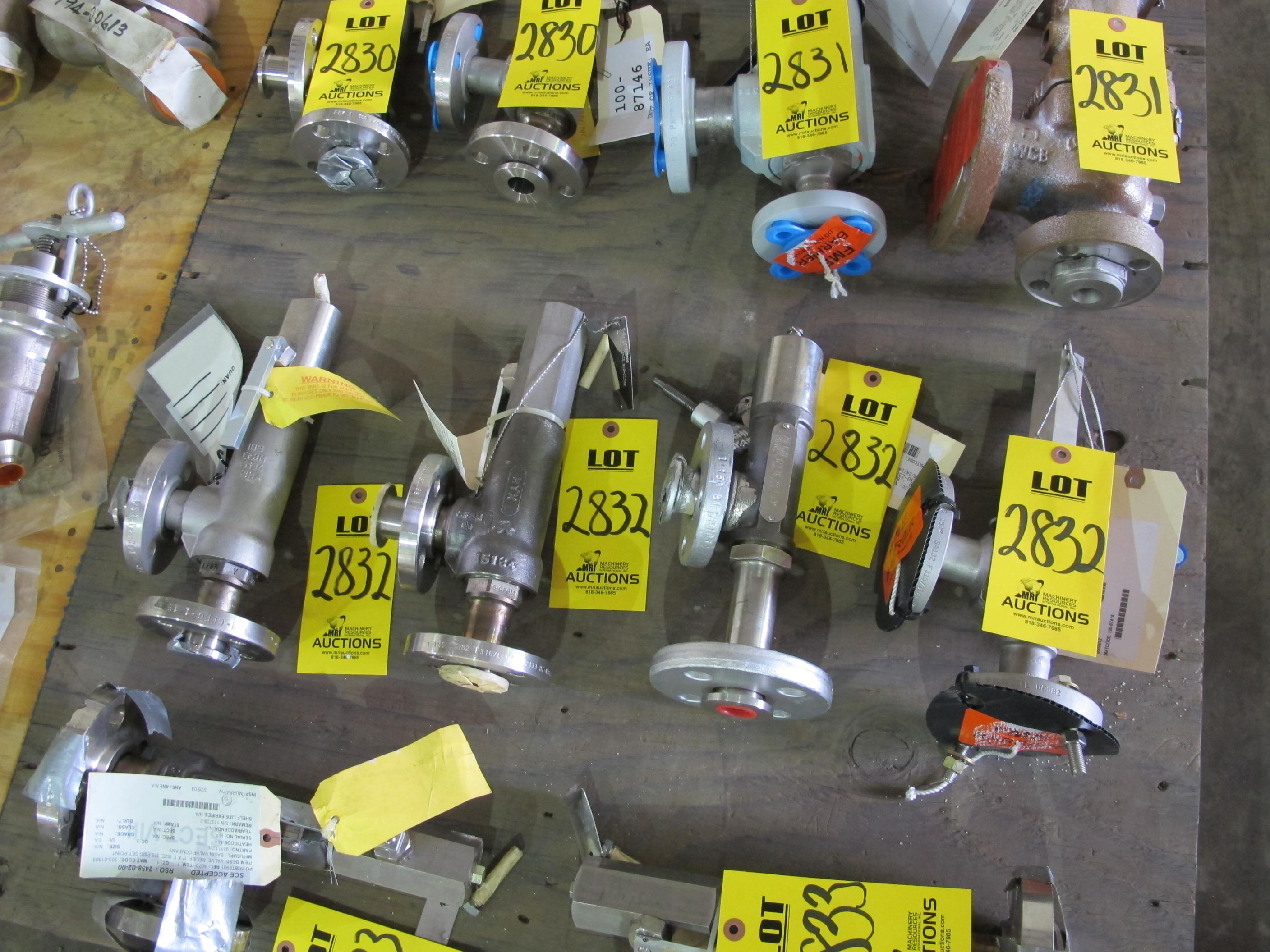 LOT (4) TO INCLUDE: (1) VALVE, RELIEF TYPE, FLANGED, 150 LB, CONNECTIONS, SS MATERIAL, PACKED LIFTING LEVER OPERATOR, 150 PSIG SET PRESSURE RATING, 1"X 1" SIZE, SERIES 900 OMNI-TRIM STYLE. LIQUID SERVICE 15 PSIG VARIABLE BACKPRESSURE 150¡F MAX OPERATING TEMPERATURE, PART # 9511121E, (1) VALVE, RELIEF TYPE, 1" X 1" SIZE, SST (GR. CF8M) BASE & CYLINDER MATERIAL, SERIES 900 OMNI-TRIM, STYLE 9511121B STYLE, 316 SS DISC & GUIDE TRIM, SCREWED CAP W/ TEST ROD & CAP PLUG OPERATOR, 150 PSIG SET PRESSURE RATING, FLANGED 150# INLET X FLANGED 150# OUTLET CONNECTIONS. SCREWED CAP WITH TEST ROD & CAP PLUG, NO BACKPRESSURE, PART # 9511121B, (1) VALVE, RELIEF TYPE, FLANGED, 150 LB, CONNECTIONS, SS MATERIAL, PACKED LIFTING LEVER OPERATOR, 150 PSIG SET PRESSURE RATING, 1"X 1" SIZE, SERIES 900 OMNI-TRIM STYLE. LIQUID SERVICE 15 PSIG VARIABLE BACKPRESSURE 150¡F MAX OPERATING TEMPERATURE, PART # 9511121E, (1) VALVE, RELIEF TYPE, 1" X 1" SIZE, 375 PSIG SET PRESSURE RATING, SS MATERIAL, FLANGED, 300 LB X 150 LB CONNECTIONS, JRU-S STYLE. GAS (NITROGEN) SERVICE, NO BACKPRESSURE, 140 F MAX TEMPERATURE, PART # 52737 MOD 1 (W-51) LOADING & HANDLING FEE $15-